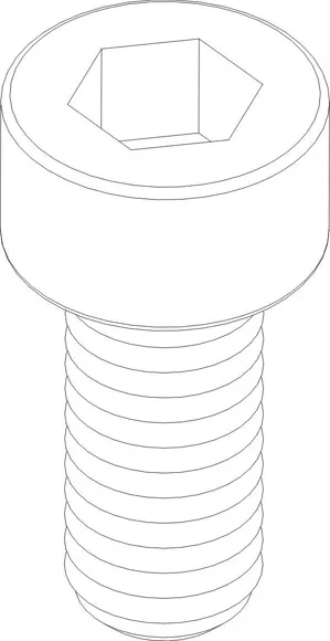 SCREW 4-40 X 1/4 SOC CAP HEX