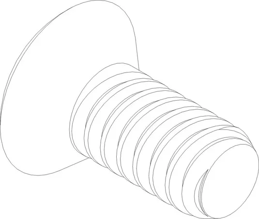 SCREW 6-32 X 5/16 C SUNK OVAL