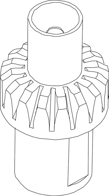 GEAR BEVEL ZEROL SPIN