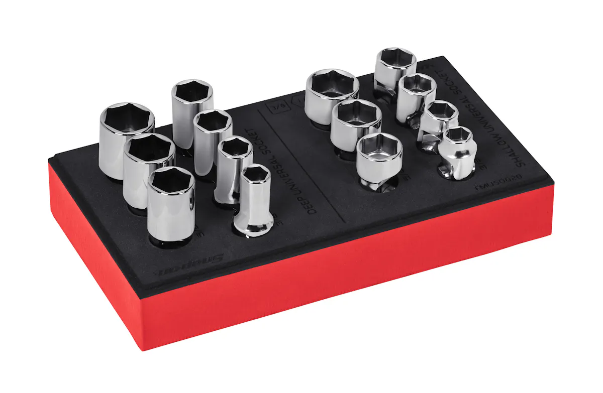 14 PC 3/8D SAE UNIV SKT SET
