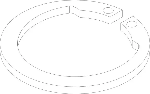 RETAINER RING EXT 1/2IN
