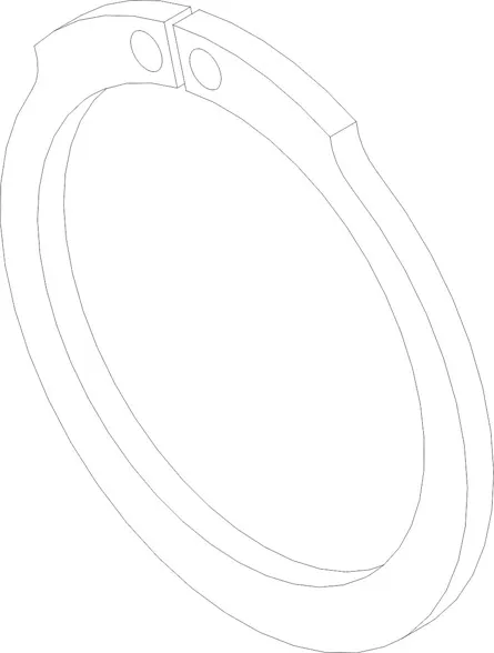 RETAINER RING EXT 11/16IN