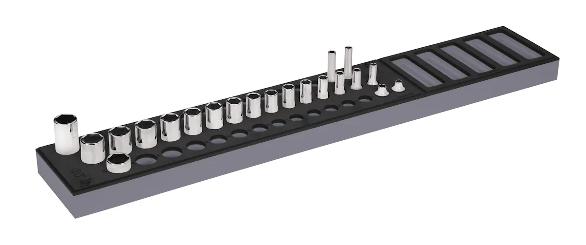 3/8DR 21PC 6PT MM SKT FSET DT