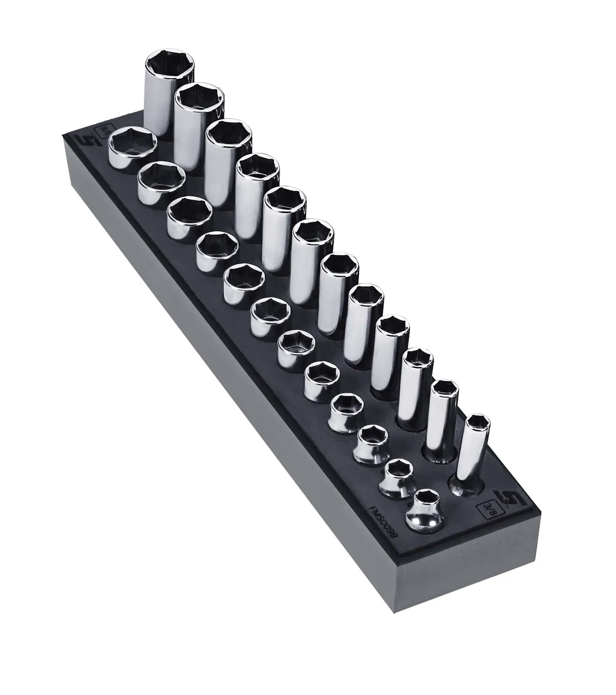 3/8DR 24PC 6PT MM SKT FSET DT
