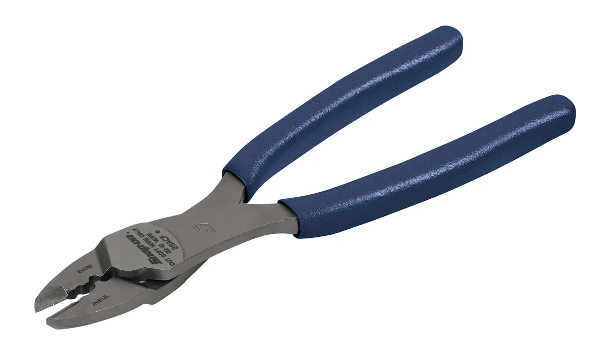 TERM CRIMPER W CUTTER PWR BLUE