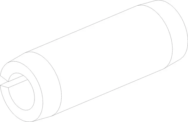 PIN GROOVE 1/8 X 3/8IN