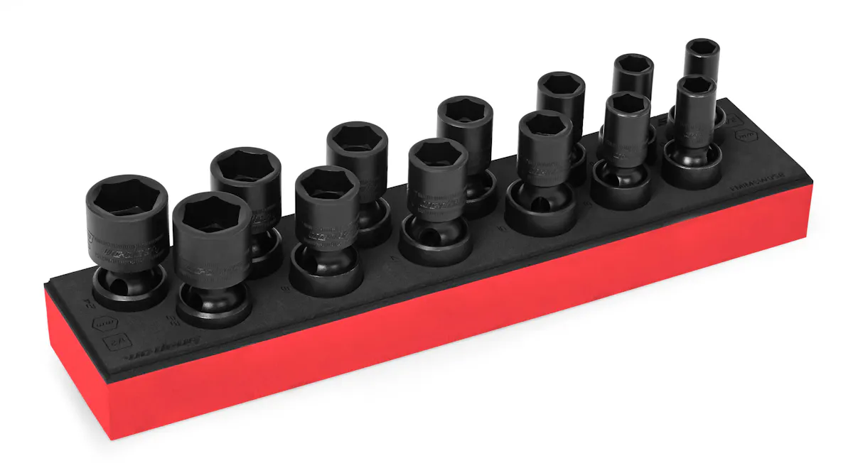 1/2DR 13PC IMP MET SWIVEL FSET