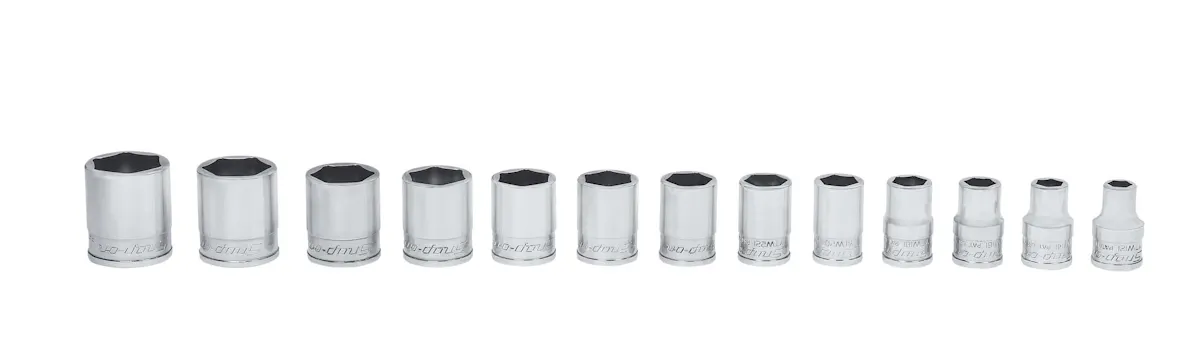 1/2DR 13PC 6PT FDX SHL SKT SET