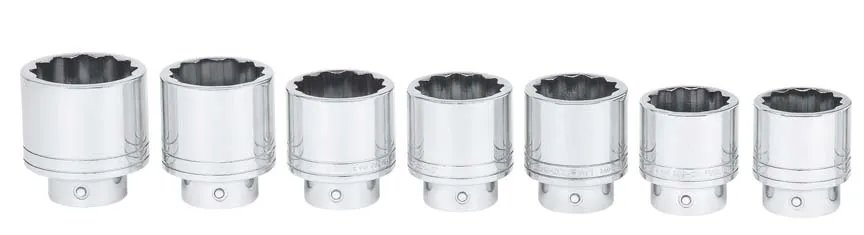 3/4IN DR 7PC 12PT CHRM SOCKETS