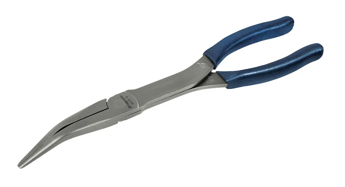 11IN LNG 35DEG NEEDLE PWR BLUE