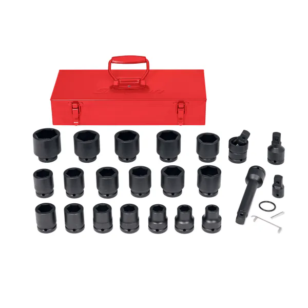 25PC 3/4DR SAE IMP IN STL CASE