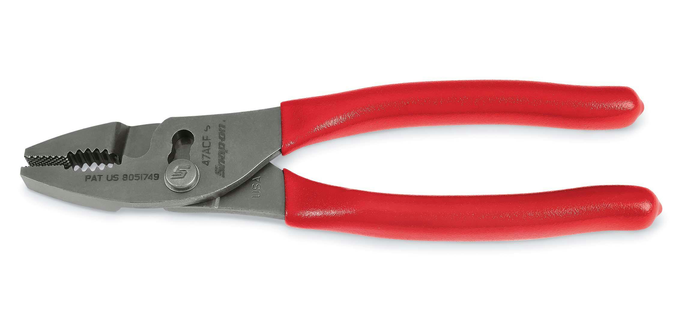 4" TalonGrip™ Combo Slip Joint Pliers *NEW* Snap On 44ACF RED Handle 