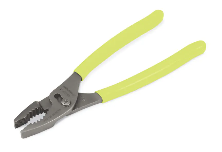 9IN PLIER COMBO SLP JNT HI-VIZ