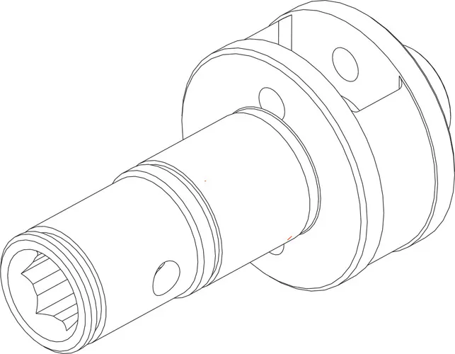 CARRIER GEAR INT HEX .2800B