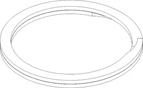 1/4IN EXTERNAL SPIRAL RET RING