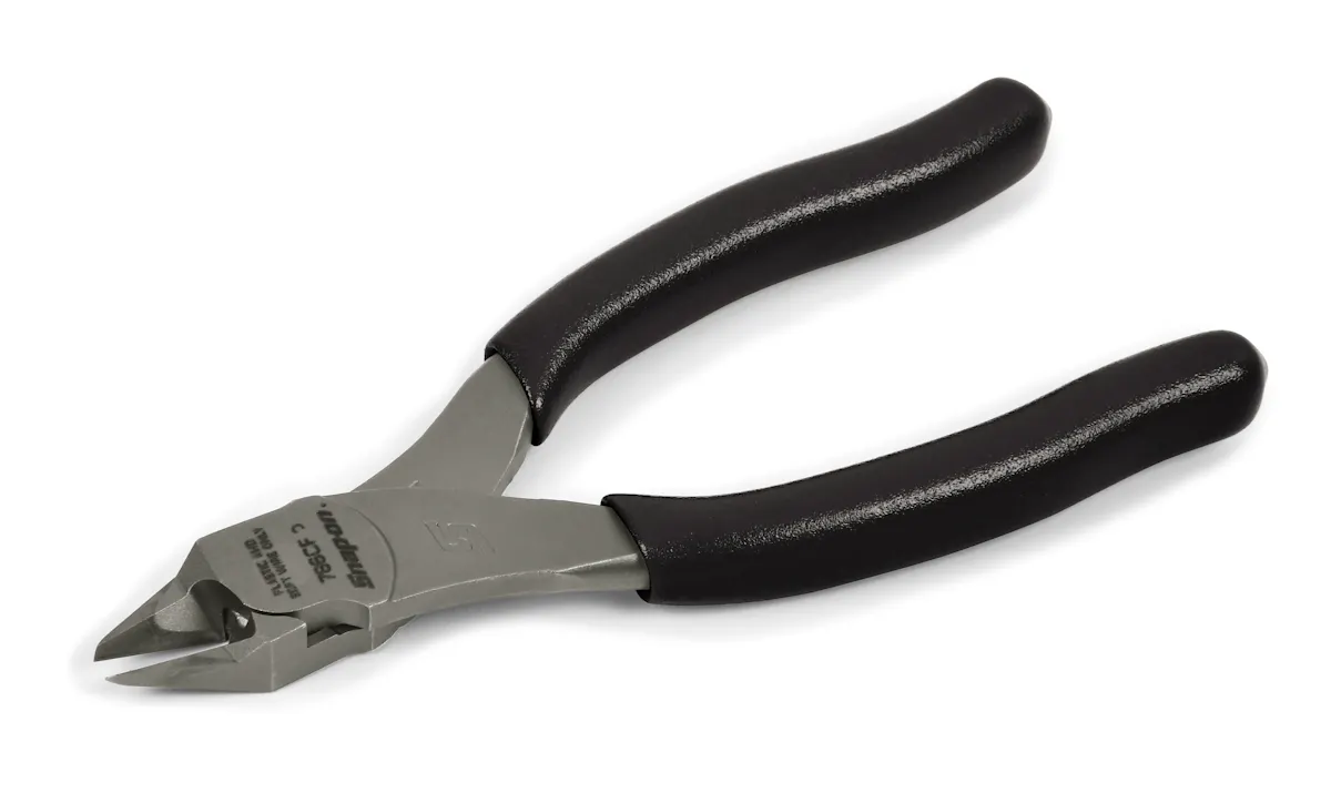 6IN FLUSH CUTTING PLIERS BLACK