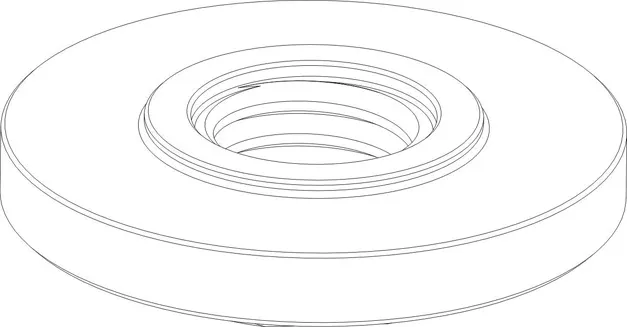 LOWER WHEEL FLANGE