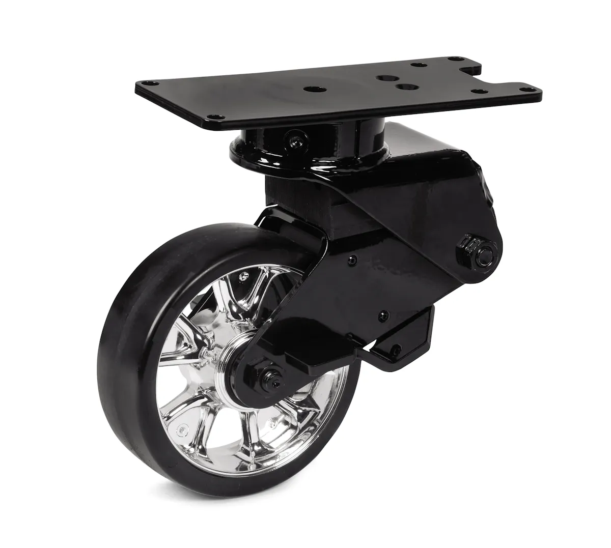 MASTERS SWIVEL CHRM CASTR 6X2