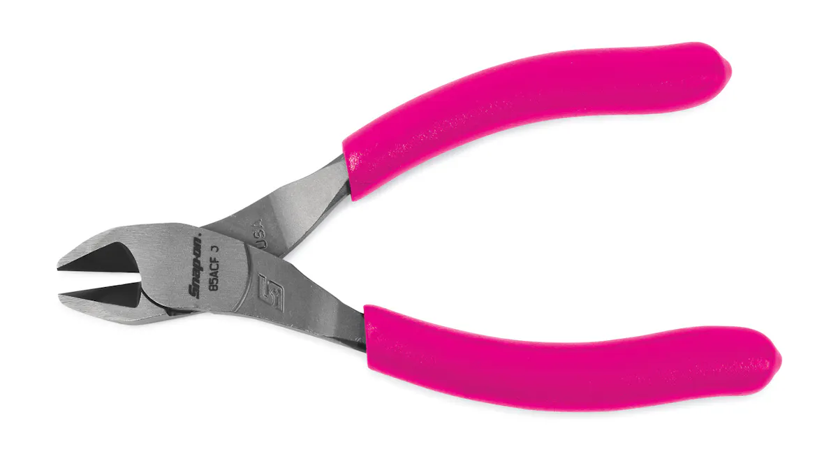 5IN DIAGONAL CUTTER ELEC PNK