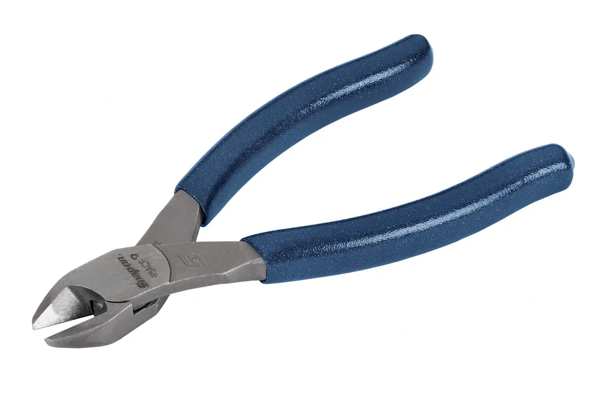 5IN DIAGONAL CUTTER PWR BLUE