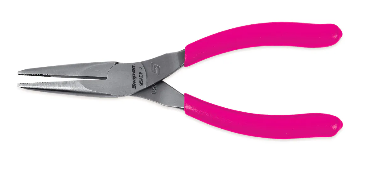 6IN NEEDLE NOSE PLIER ELEC PNK