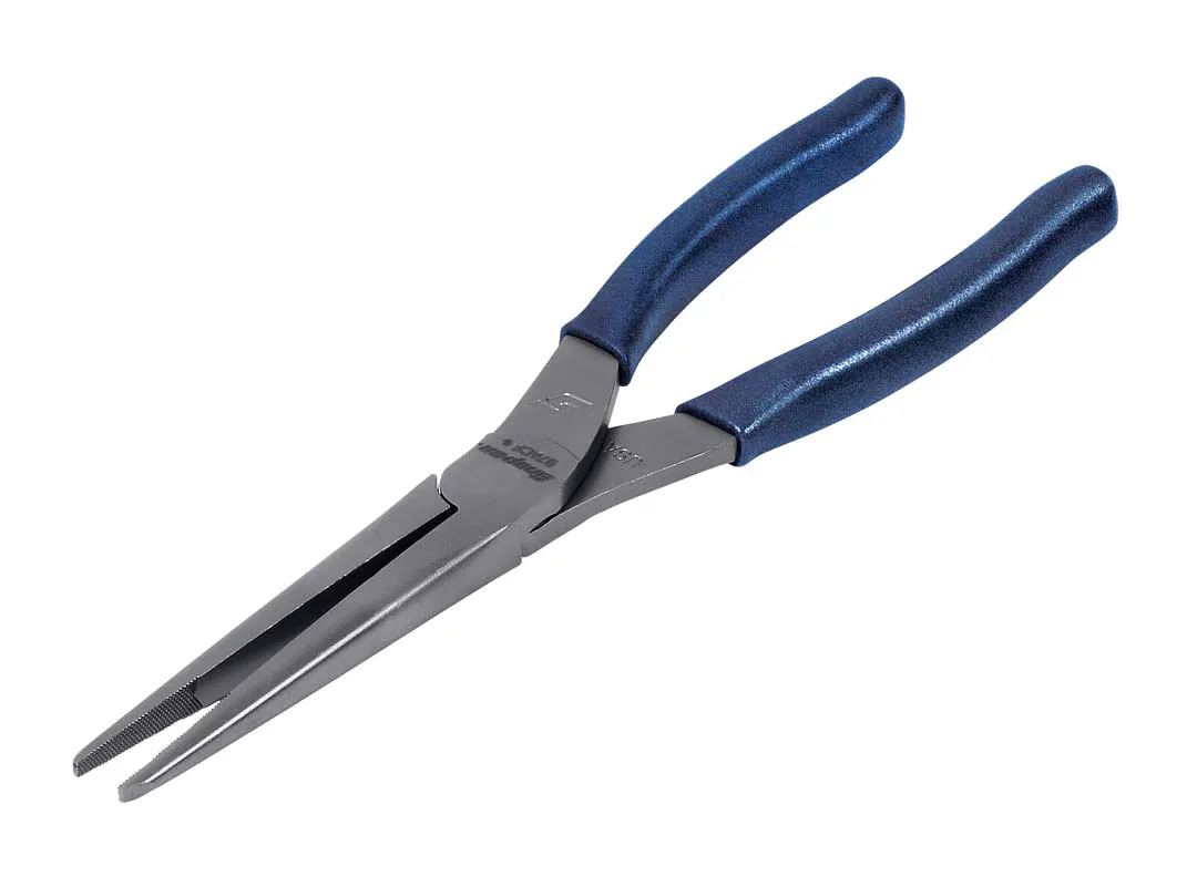 9IN LONG NOSE PLIERS PWR BLUE