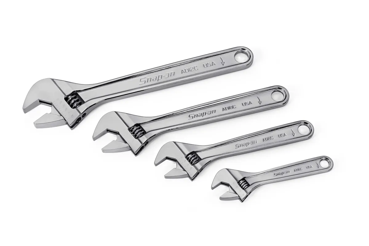 4 PC ADJUSTABLE WRENCH SET