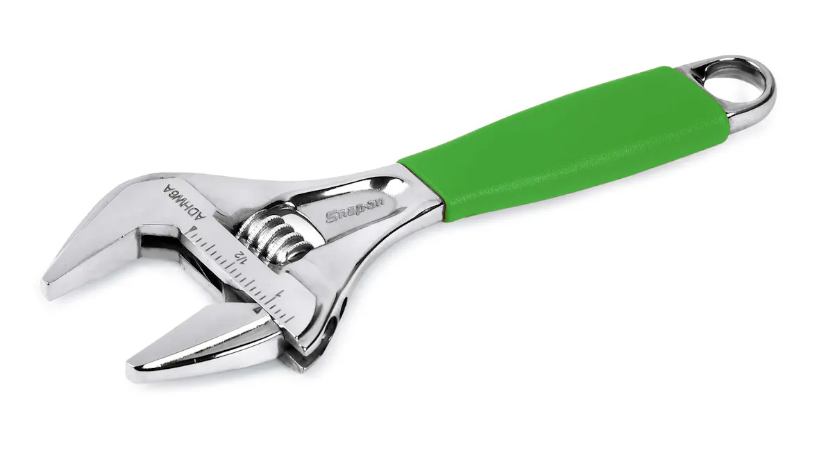6 Wide Mouth Adjustable Wrench (Red) - Snap-on Industrial