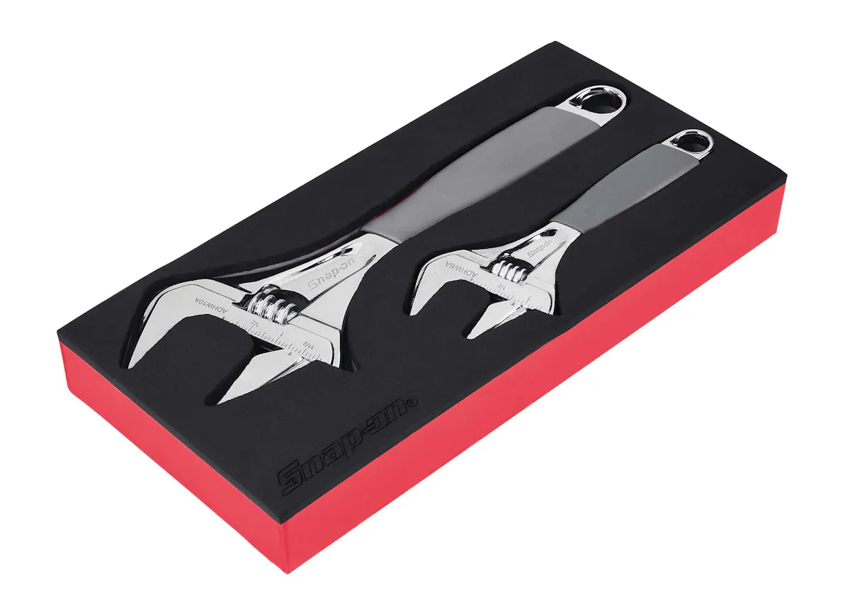 2PC ADJ WRENCH SET WM DKT