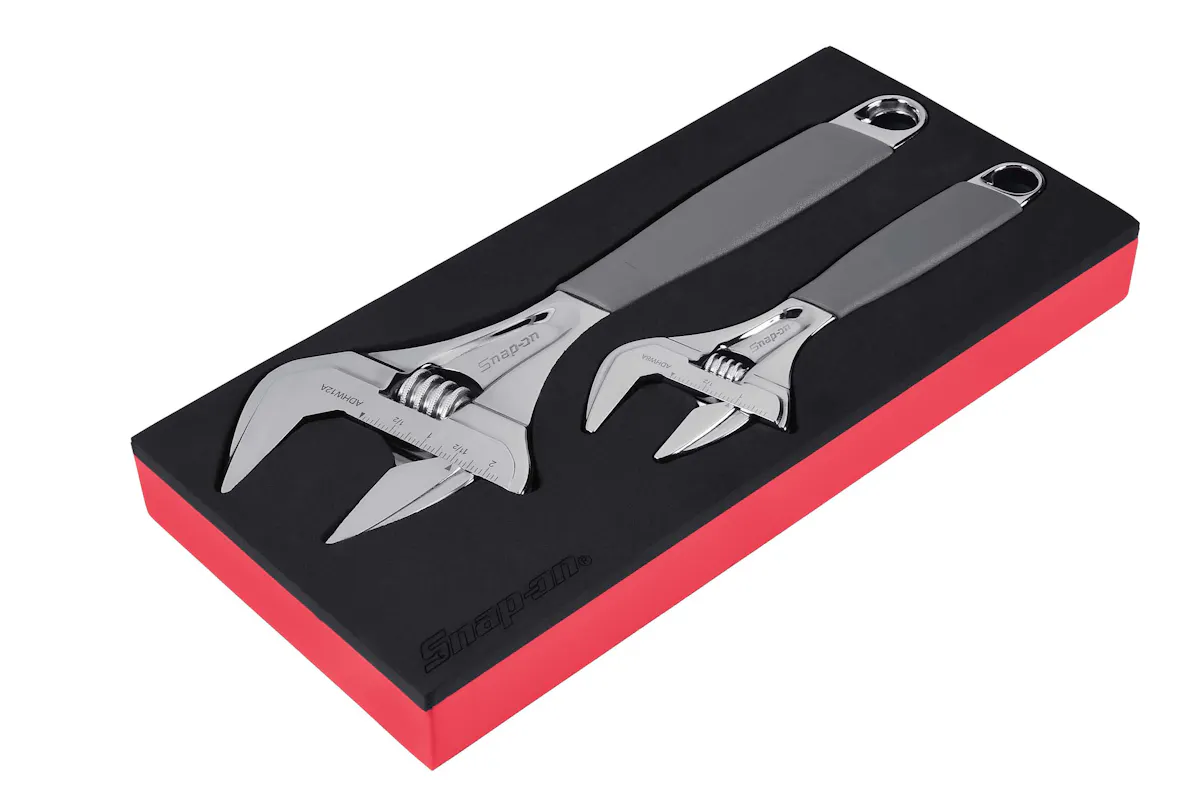 2PC ADJ WRENCH SET WM DKT