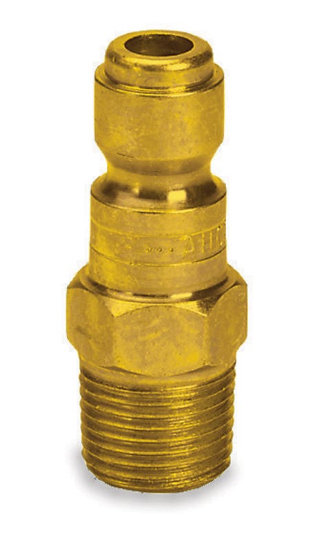 エア・サプライ Milton Industrial Air Coupler 1/4 in. NPT Male Brass Quick
