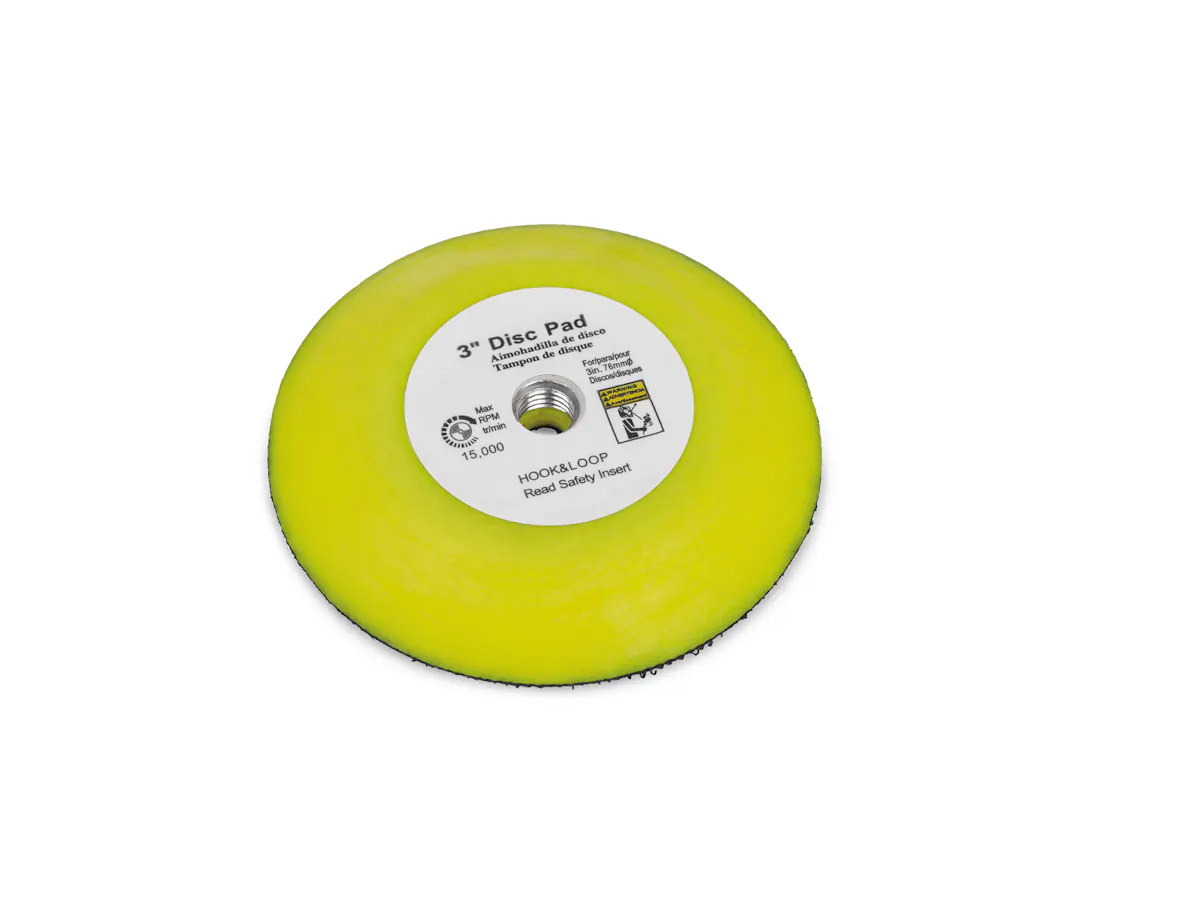 3IN VELCRO YELLOW BACKING PAD