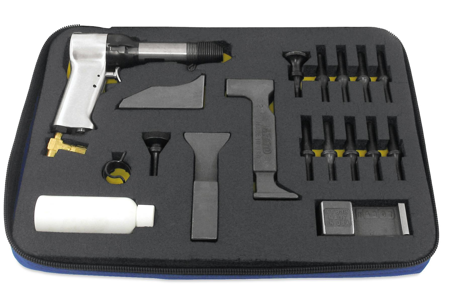 15 Piece Riveting Kit with SIOUX 4X Rivet Gun