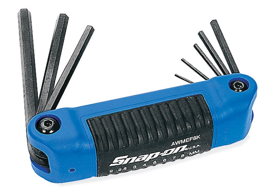 8 pc Metric Folding Hex Key Set (2-8 mm) | AWMEF8K | Snap-on Store