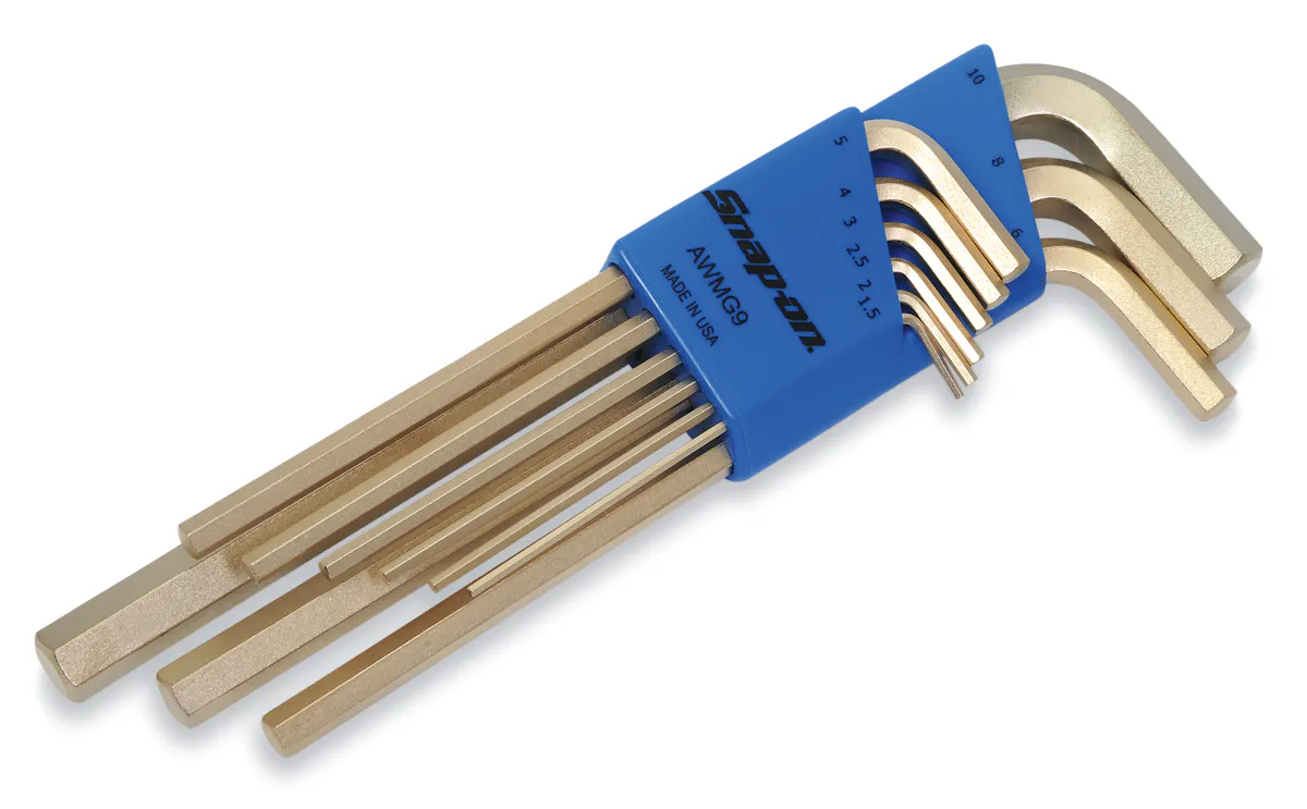 8 pc Metric T-Shaped Hex Wrench Set (2-6 mm and 10 mm) - Snap-on 