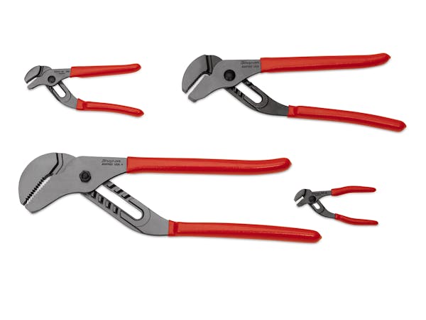 German Pliers Set - 4-1/2 Lap Joint 3 or 4 PC Set with Wood Plier Block