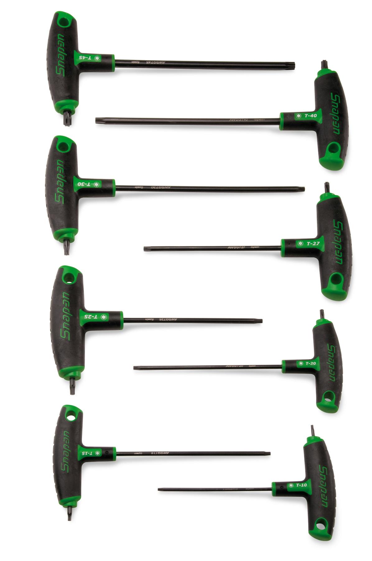 8 pc TORX® T-Shaped/L-Shaped Combination Wrench Set (T10-T45 