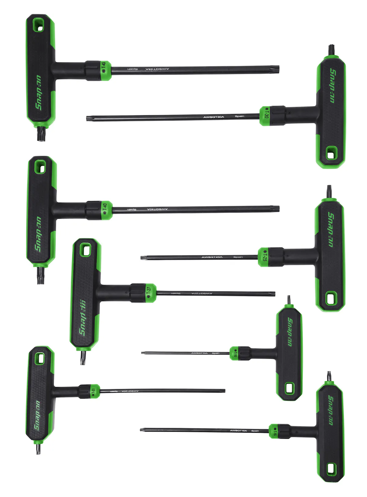 T-HNDL SG TORX HEX WR SET GRN
