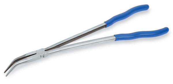 Extra-Long-Neck 45° Bent Needle Nose Pliers (Blue-Point®), BDG91645CP