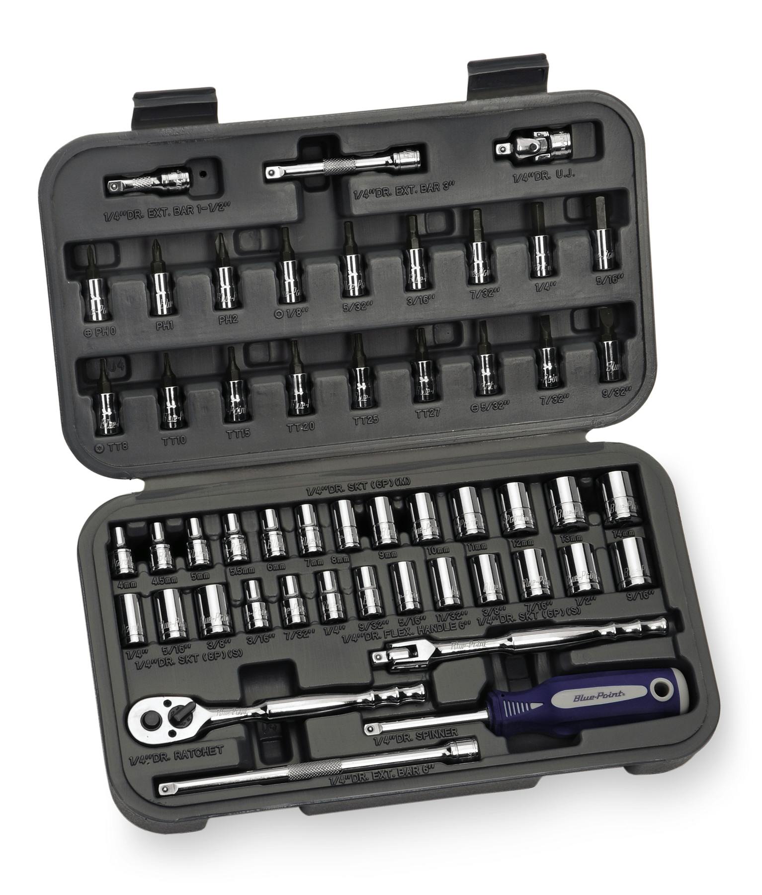 Blue Point 1/4" Deep Socket Set 4mm-14mm - As Sold By Snap On - Foto 12