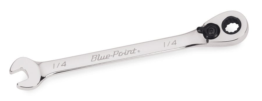 1/4 12-Point SAE 15° Offset Ratcheting Box/Open-End Wrench (Blue-Point®), BOER8