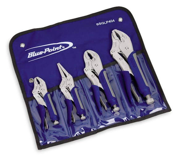 4 pc Soft Grip Locking Pliers Set (Blue-Point®)