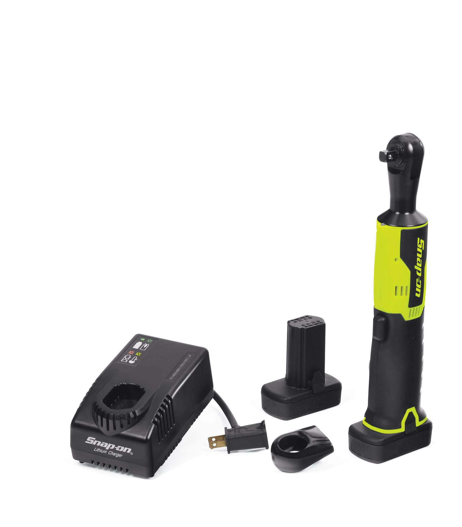 Snap-On 14.4V  Cordless Ratchet Kit CTR761C 3/8" Drive 2 Batteries Case Charger 