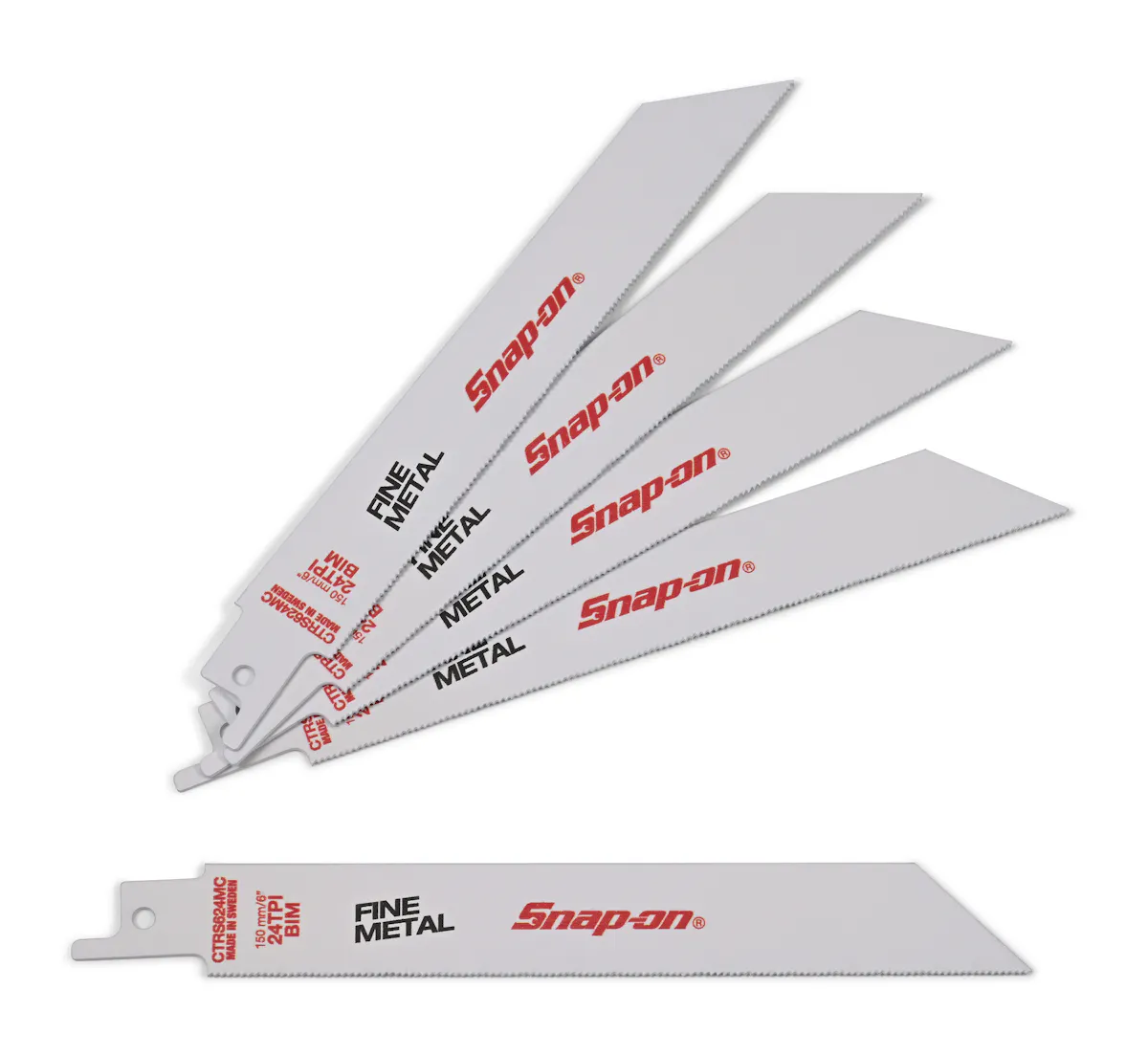 6IN SAW BLADES 24TPI  5PK