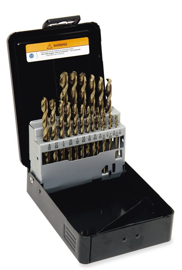 21 pc Cobalt ThunderBit® 135° Split Point Drill Bit Set (1/16