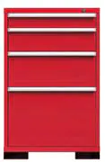 58WX30H RED 4 DRAWER