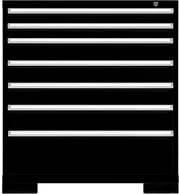 58WX30H BLACK 7 DRAWER