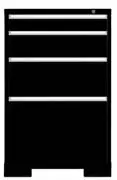 58WX37H BLACK 4 DRAWER