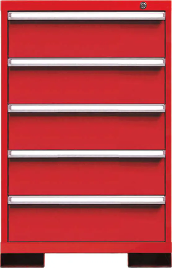58WX37H RED 5 DRAWER