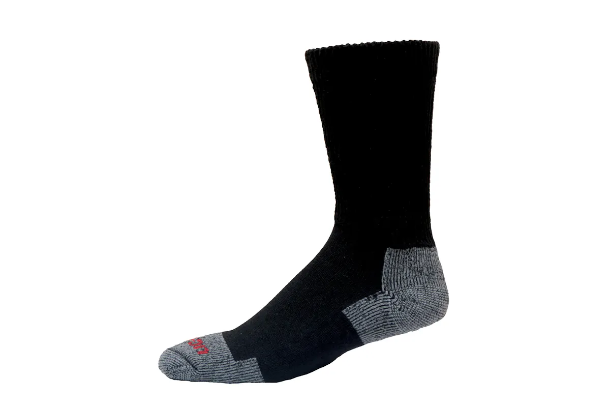 SOCKS SUMMER CREW LG BLACK 1